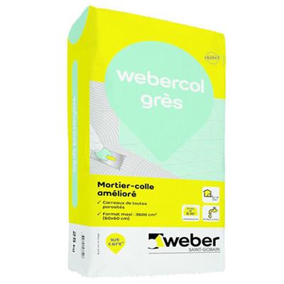 Webercol Grès Blanc - Sac 25 kg