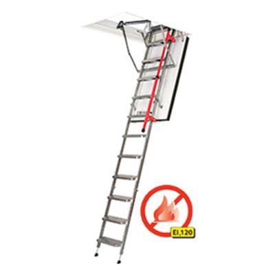 Escalier LMF 45 Coupe Feu - 1 rampe - Hauteur max. sous plafond 2.80m