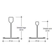 Entretoise DX24 - 1.20ML 32MM - Blanc