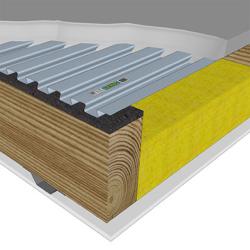 PLANCHER COLLABORANT profilés à queue d'aronde LEWIS - 2 x 0.63 m